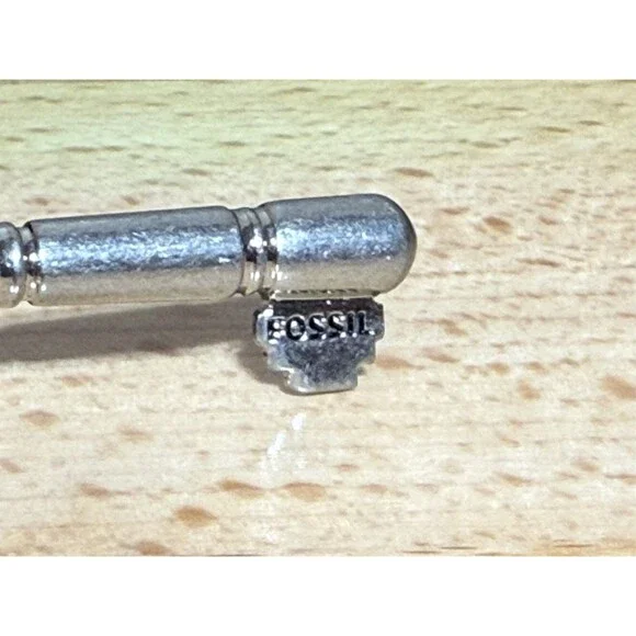 NEW Authentic Fossil Key-Per Brown/Orange Swan Print Card Wallet Fall Colors - Picture 14 of 16